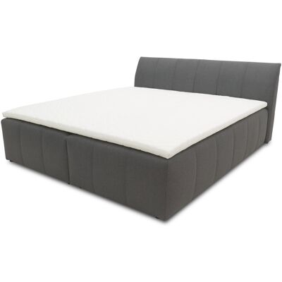 Oflor - Boxspringbett 180x200 - Grau Oflor - Boxspringbett 180x200 - Grau