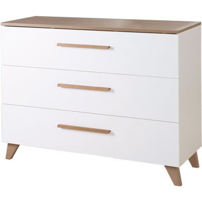 Roba Ole Wickelkommode - Weiß, 110x75,5x98cm - Teil der 'Ole'-Kollektion Roba Ole Wickelkommode - Weiß, 110x75,5x98cm - Teil der 'Ole'-Kollektion