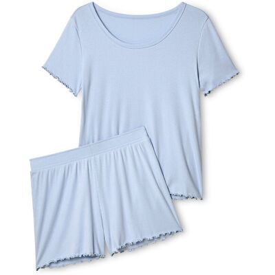 Tchibo - Shorty-Pyjama-Set aus Rippe - Damen - Gr. M - hellblau hellblau Nonfood https://www.tchibo.at/products/185477598876/shorty-pyjama-set-aus-rippe?article_id=149284045541 Tchibo - Shorty-Pyjama-Set aus Rippe - Damen - Gr. M - hellblau hellblau Nonfood https://www.tchibo.at/products/185477598876/shorty-pyjama-set-aus-rippe?article_id=149284045541