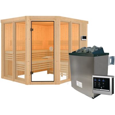 Karibu Sauna »Scarlett 3« im Set mit 9-kW-Ofen und finnischer Steuerung - naturfarben naturfarben Nonfood https://www.tchibo.at/products/139542386912/karibu-sauna-scarlett-3?article_id=153687357836 Karibu Sauna »Scarlett 3« im Set mit 9-kW-Ofen und finnischer Steuerung - naturfarben naturfarben Nonfood https://www.tchibo.at/products/139542386912/karibu-sauna-scarlett-3?article_id=153687357836