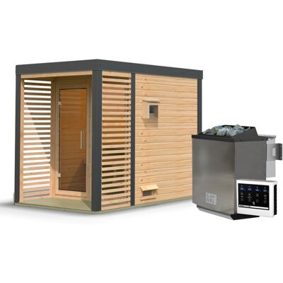 Karibu Saunahaus »Alice 1«, naturfarben-anthrazit Nonfood https://www.tchibo.at/products/145804661251/karibu-saunahaus-alice-1?article_id=192016304456 Karibu Saunahaus »Alice 1«, naturfarben-anthrazit Nonfood https://www.tchibo.at/products/145804661251/karibu-saunahaus-alice-1?article_id=192016304456