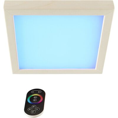 Karibu - Premium-LED-Farblichtanwendung - Natural wood frame - Sauna light Karibu - Premium-LED-Farblichtanwendung - Natural wood frame - Sauna light
