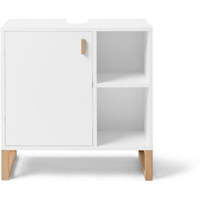 Tchibo Waschbeckenunterschrank - Eiche Natur - 65x40x66cm - Braun - Badezimmermöbel Tchibo Waschbeckenunterschrank - Eiche Natur - 65x40x66cm - Braun - Badezimmermöbel