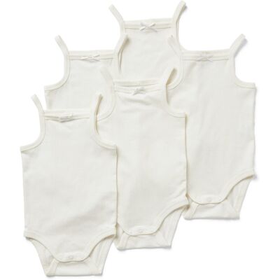 Tchibo Baby-Bodys Neugeboren - 5 Stück - Creme Tchibo Baby-Bodys Neugeboren - 5 Stück - Creme