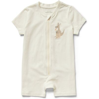 Tchibo - Kurzer Baby-Schlafanzug - Cremeweiß - Baby Schlafanzug Tchibo - Kurzer Baby-Schlafanzug - Cremeweiß - Baby Schlafanzug
