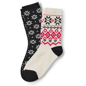 Tchibo - Modell: N/A - Schwarz, Creme - Warme Damensocken - Socken Tchibo - Modell: N/A - Schwarz, Creme - Warme Damensocken - Socken