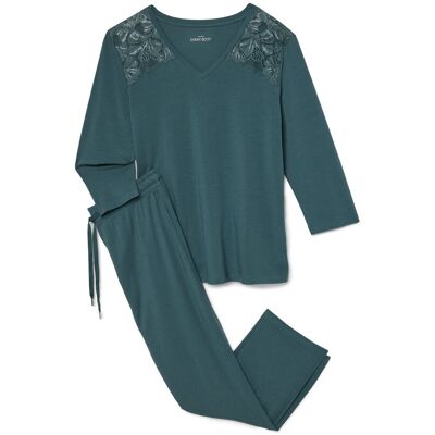 Tchibo - Pyjama-Set - Damen - Gr. XL - petrol petrol Nonfood https://www.tchibo.at/products/193156372625/pyjama-set?article_id=108612162269 Tchibo - Pyjama-Set - Damen - Gr. XL - petrol petrol Nonfood https://www.tchibo.at/products/193156372625/pyjama-set?article_id=108612162269