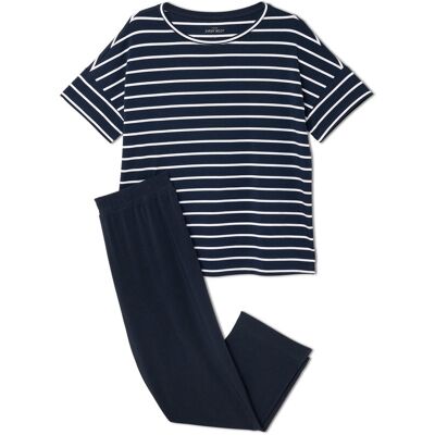 Tchibo - Pyjama-Set - Damen - Gr. S - dunkelblau/gestreift dunkelblau Nonfood https://www.tchibo.at/products/135263150839/pyjama-set?article_id=142118989345 Tchibo - Pyjama-Set - Damen - Gr. S - dunkelblau/gestreift dunkelblau Nonfood https://www.tchibo.at/products/135263150839/pyjama-set?article_id=142118989345