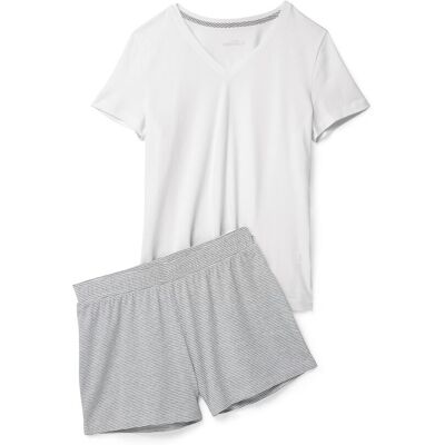 Tchibo - Shorty-Pyjama - Damen - Gr. S - weiß/gestreift weiß Nonfood https://www.tchibo.at/products/154131345310/shorty-pyjama?article_id=181692689621 Tchibo - Shorty-Pyjama - Damen - Gr. S - weiß/gestreift weiß Nonfood https://www.tchibo.at/products/154131345310/shorty-pyjama?article_id=181692689621