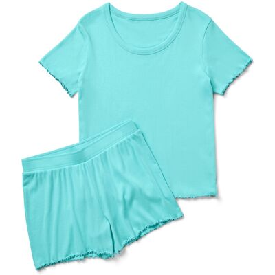 Tchibo - Da. Shorty Rippe - Damen - Gr. S - türkis türkis Nonfood https://www.tchibo.at/products/129747794675/shorty-pyjama-set?article_id=177714147963 Tchibo - Da. Shorty Rippe - Damen - Gr. S - türkis türkis Nonfood https://www.tchibo.at/products/129747794675/shorty-pyjama-set?article_id=177714147963