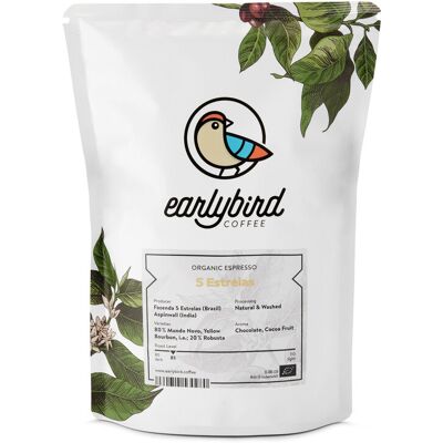 Tchibo - earlybird - 5 Estrelas Espresso Bio - 250 g Ganze Bohne - Intensität: 5/6 roasted https://www.tchibo.at/products/263112137920/earlybird-5-estrelas-espresso-bio?article_id=197162386158 Tchibo - earlybird - 5 Estrelas Espresso Bio - 250 g Ganze Bohne - Intensität: 5/6 roasted https://www.tchibo.at/products/263112137920/earlybird-5-estrelas-espresso-bio?article_id=197162386158