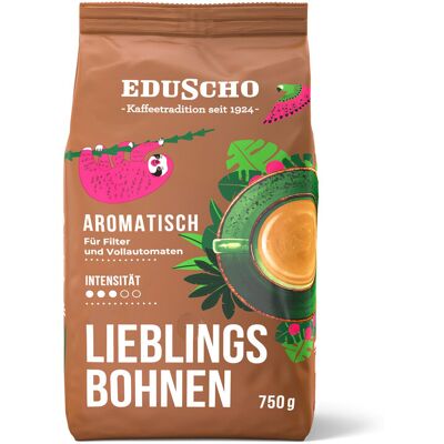 Eduscho Lieblingsbohnen Aromatisch - 750 g Ganze Bohne - Intensität: 3/5 Coffee https://www.tchibo.at/products/257770605103/eduscho-lieblingsbohnen-aromatisch?article_id=141264456446 Eduscho Lieblingsbohnen Aromatisch - 750 g Ganze Bohne - Intensität: 3/5 Coffee https://www.tchibo.at/products/257770605103/eduscho-lieblingsbohnen-aromatisch?article_id=141264456446