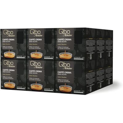 Qbo Caffè Baba Budan – 144 Kapseln - Intensität: 9/10 Qbo https://www.tchibo.at/products/215231201661/qbo-caffe-baba-budan?article_id=173392434090 Qbo Caffè Baba Budan – 144 Kapseln - Intensität: 9/10 Qbo https://www.tchibo.at/products/215231201661/qbo-caffe-baba-budan?article_id=173392434090