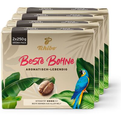 Tchibo - Beste Bohne - 4 x 500 g Gemahlen - Intensität: 4/6 Coffee https://www.tchibo.at/products/268477830387/beste-bohne-500g?article_id=192338875387 Tchibo - Beste Bohne - 4 x 500 g Gemahlen - Intensität: 4/6 Coffee https://www.tchibo.at/products/268477830387/beste-bohne-500g?article_id=192338875387