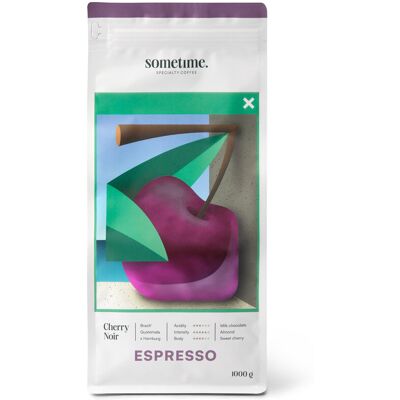 sometime - CHERRY NOIR Espresso - 1 kg Ganze Bohne - Kaffee Bohnen sometime - CHERRY NOIR Espresso - 1 kg Ganze Bohne - Kaffee Bohnen
