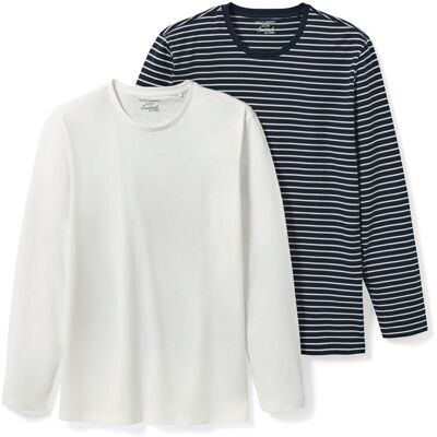 Tchibo - 2 Langarmshirts - Herren - Gr. XL - dunkelblau/gestreift dunkelblau Nonfood https://www.tchibo.at/products/128447962613/2-langarmshirts?article_id=189456727018 Tchibo - 2 Langarmshirts - Herren - Gr. XL - dunkelblau/gestreift dunkelblau Nonfood https://www.tchibo.at/products/128447962613/2-langarmshirts?article_id=189456727018
