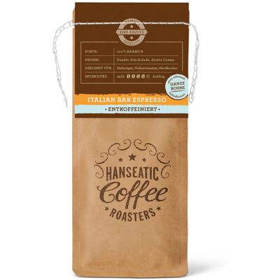 Hanseatic Italienischer Entkoffeiniert Espresso - 250g Hanseatic Italienischer Entkoffeiniert Espresso - 250g