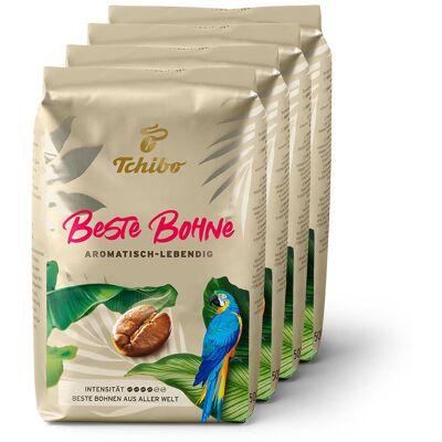 Tchibo - Beste Bohne - 4 x 500 g Ganze Bohne - Intensität: 4/6 Coffee https://www.tchibo.at/products/268477830387/beste-bohne-500g?article_id=107744967135 Tchibo - Beste Bohne - 4 x 500 g Ganze Bohne - Intensität: 4/6 Coffee https://www.tchibo.at/products/268477830387/beste-bohne-500g?article_id=107744967135