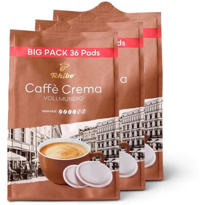 Tchibo - Caffè Crema Vollmundig - 3 x 36 Pads - Intensität: 4/6 Coffee https://www.tchibo.at/products/212218160795/caffe-crema-vollmundig-3-x-36-pads?article_id=199498833695 Tchibo - Caffè Crema Vollmundig - 3 x 36 Pads - Intensität: 4/6 Coffee https://www.tchibo.at/products/212218160795/caffe-crema-vollmundig-3-x-36-pads?article_id=199498833695