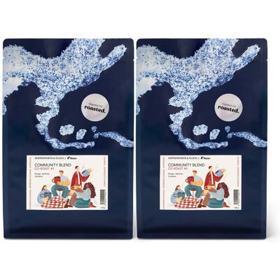 Hoppenworth & Ploch x roasted. - Community Blend Co-Roast #4 Espresso - 2 x 1 kg Ganze Bohne - Intensität: 4/6 roasted https://www.tchibo.at/products/290349228661/hoppenworth-ploch-x-roasted-community-blend-co-roast-4-espresso?article_id=125258962636 Hoppenworth & Ploch x roasted. - Community Blend Co-Roast #4 Espresso - 2 x 1 kg Ganze Bohne - Intensität: 4/6 roasted https://www.tchibo.at/products/290349228661/hoppenworth-ploch-x-roasted-community-blend-co-roast-4-espresso?article_id=125258962636