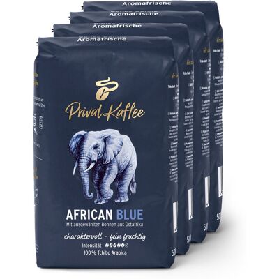 Tchibo - Privat Kaffee African Blue - 4 x 500 g Ganze Bohne - Intensität: 5/6 Coffee https://www.tchibo.at/products/214504281141/privat-kaffee-african-blue?article_id=100142057206 Tchibo - Privat Kaffee African Blue - 4 x 500 g Ganze Bohne - Intensität: 5/6 Coffee https://www.tchibo.at/products/214504281141/privat-kaffee-african-blue?article_id=100142057206