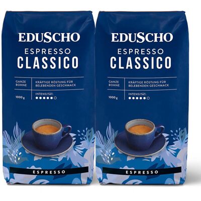 Eduscho Espresso Classico - 2x 1kg Ganze Bohne - Intensität: 5/6 Coffee https://www.tchibo.at/products/247219849863/eduscho-espresso-classico?article_id=121295211296 Eduscho Espresso Classico - 2x 1kg Ganze Bohne - Intensität: 5/6 Coffee https://www.tchibo.at/products/247219849863/eduscho-espresso-classico?article_id=121295211296