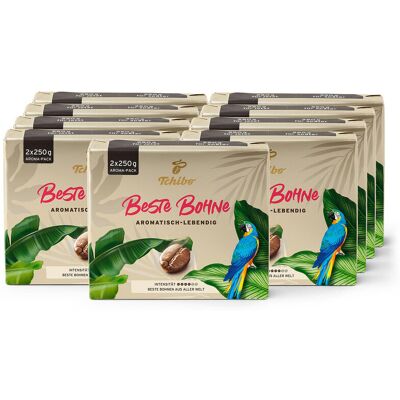 Tchibo - Beste Bohne - 9 x 500 g Gemahlen - Intensität: 4/6 Coffee https://www.tchibo.at/products/268477830387/beste-bohne-500g?article_id=151211378259 Tchibo - Beste Bohne - 9 x 500 g Gemahlen - Intensität: 4/6 Coffee https://www.tchibo.at/products/268477830387/beste-bohne-500g?article_id=151211378259