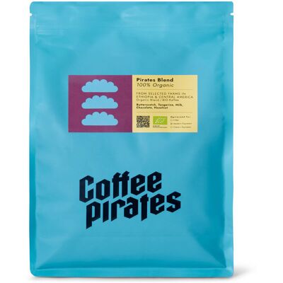 Coffee Pirates - Pirates Blend Bio Espresso - Ganze Bohne Coffee Pirates - Pirates Blend Bio Espresso - Ganze Bohne