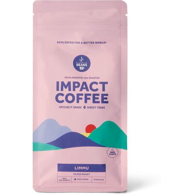 Impact Coffee Limmu Omni-Roast Bio - 250 g Ganze Bohne - Dunkle Schokolade Impact Coffee Limmu Omni-Roast Bio - 250 g Ganze Bohne - Dunkle Schokolade