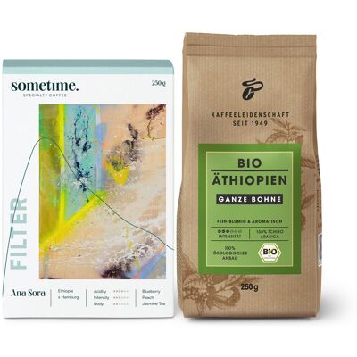 Tchibo - Filterkaffee Probierset "Äthiopien Duo" - 2x 250 g Ganze Bohne Coffee https://www.tchibo.at/products/233591416045/tchibo-x-roasted-aethiopien-duo?article_id=136513377394 Tchibo - Filterkaffee Probierset "Äthiopien Duo" - 2x 250 g Ganze Bohne Coffee https://www.tchibo.at/products/233591416045/tchibo-x-roasted-aethiopien-duo?article_id=136513377394