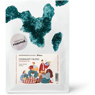 Hoppenworth & Ploch x roasted. - Community Blend Co-Roast #4 Espresso - 250 g Ganze Bohne - Intensität: 4/6 roasted https://www.tchibo.at/products/290349228661/hoppenworth-ploch-x-roasted-community-blend-co-roast-4-espresso?article_id=174917620672 Hoppenworth & Ploch x roasted. - Community Blend Co-Roast #4 Espresso - 250 g Ganze Bohne - Intensität: 4/6 roasted https://www.tchibo.at/products/290349228661/hoppenworth-ploch-x-roasted-community-blend-co-roast-4-espresso?article_id=174917620672