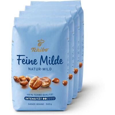 Tchibo - Feine Milde - 4 x 500g Ganze Bohne - Intensität: 2/6 Coffee https://www.tchibo.at/products/220903059782/feine-milde-500g-ganze-bohne?article_id=109620702928 Tchibo - Feine Milde - 4 x 500g Ganze Bohne - Intensität: 2/6 Coffee https://www.tchibo.at/products/220903059782/feine-milde-500g-ganze-bohne?article_id=109620702928