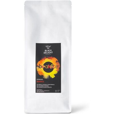 Beanice Black Delight - 1 kg - WholeBean - Int 5/6 - Kaffee Beanice Black Delight - 1 kg - WholeBean - Int 5/6 - Kaffee