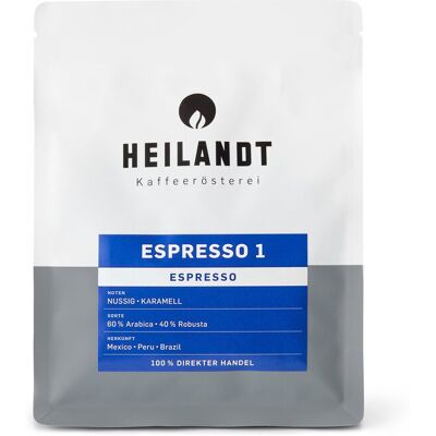 Heilandt - Espresso 1 - Ganze Bohne - Kaffee Bohnen Heilandt - Espresso 1 - Ganze Bohne - Kaffee Bohnen