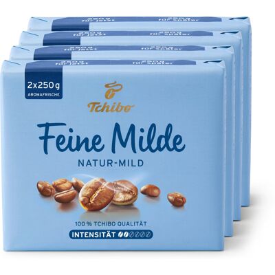 Tchibo - Feine Milde - 4 x 500g Gemahlen - Intensität: 2/6 Coffee https://www.tchibo.at/products/220903059782/feine-milde-500g-ganze-bohne?article_id=176531420518 Tchibo - Feine Milde - 4 x 500g Gemahlen - Intensität: 2/6 Coffee https://www.tchibo.at/products/220903059782/feine-milde-500g-ganze-bohne?article_id=176531420518
