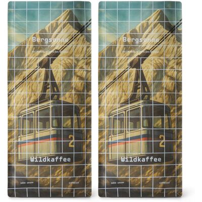 Wildkaffee - Bergsonne Espresso - 2 x 1 kg Ganze Bohne Wildkaffee - Bergsonne Espresso - 2 x 1 kg Ganze Bohne