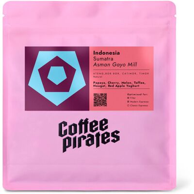 Coffee Pirates – Indonesien Sumatra Asman Gayo Mill Filterkaffee - 250 g Ganze Bohne - Intensität: 3/6 roasted https://www.tchibo.at/products/222593641314/coffee-pirates-indonesien-sumatra-asman-gayo-mill-filterkaffee?article_id=116668032244 Coffee Pirates – Indonesien Sumatra Asman Gayo Mill Filterkaffee - 250 g Ganze Bohne - Intensität: 3/6 roasted https://www.tchibo.at/products/222593641314/coffee-pirates-indonesien-sumatra-asman-gayo-mill-filterkaffee?article_id=116668032244