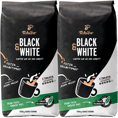 Tchibo - Black & White - 2 x 1 kg Ganze Bohne - Intensität: 5/6 Coffee https://www.tchibo.at/products/223018878270/black-white?article_id=148409203575 Tchibo - Black & White - 2 x 1 kg Ganze Bohne - Intensität: 5/6 Coffee https://www.tchibo.at/products/223018878270/black-white?article_id=148409203575