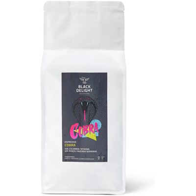 Black Delight - Cobra Blend Espresso - 1 kg - Kaffee Black Delight - Cobra Blend Espresso - 1 kg - Kaffee