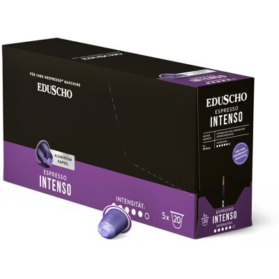 Eduscho Espresso Intenso - 100 Kapseln - Intensität: 5/6 Coffee https://www.tchibo.at/products/237472004785/eduscho-espresso-intenso-100-kapseln?article_id=178993580143 Eduscho Espresso Intenso - 100 Kapseln - Intensität: 5/6 Coffee https://www.tchibo.at/products/237472004785/eduscho-espresso-intenso-100-kapseln?article_id=178993580143