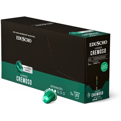 Eduscho Lungo Cremoso - 100 Kapseln - Intensität: 3/6 Coffee https://www.tchibo.at/products/222706006911/eduscho-lungo-cremoso?article_id=167739165385 Eduscho Lungo Cremoso - 100 Kapseln - Intensität: 3/6 Coffee https://www.tchibo.at/products/222706006911/eduscho-lungo-cremoso?article_id=167739165385