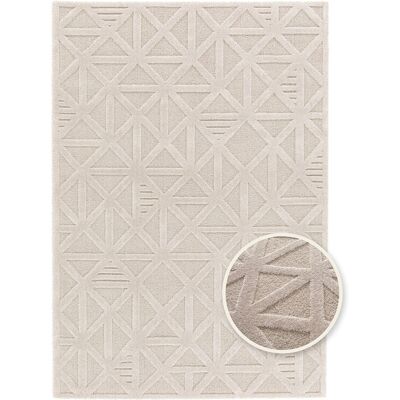 Tchibo Cosmo Geometrischer Teppich - Grau-Beige - Teppich Tchibo Cosmo Geometrischer Teppich - Grau-Beige - Teppich