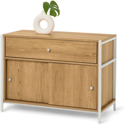 Tchibo - Kommode »Grade« mit Schublade und Schiebetüren - 80,3x40x60cm - silber - Holz / Stahl silber Nonfood https://www.tchibo.at/products/198655649468/kommode-grade-mit-schublade-und-schiebetueren?article_id=169480676758 Tchibo - Kommode »Grade« mit Schublade und Schiebetüren - 80,3x40x60cm - silber - Holz / Stahl silber Nonfood https://www.tchibo.at/products/198655649468/kommode-grade-mit-schublade-und-schiebetueren?article_id=169480676758