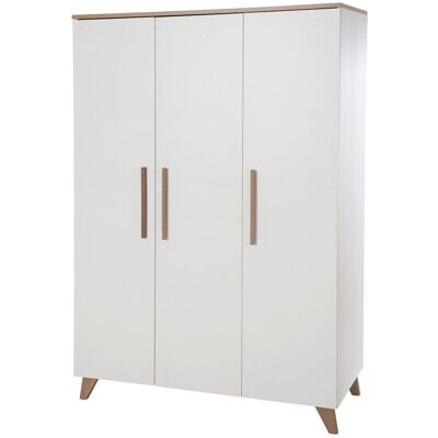 roba - Ole - Weiß - Wotan Eiche - Kleiderschrank roba - Ole - Weiß - Wotan Eiche - Kleiderschrank