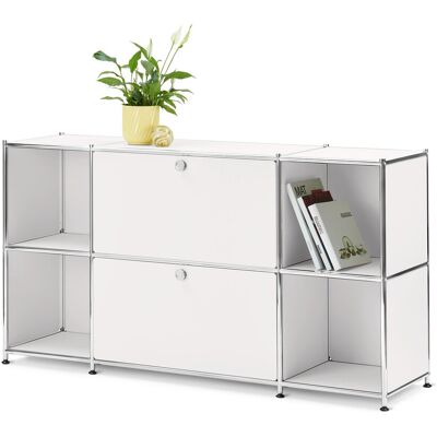 Tchibo - Sideboard »Cn3« mit 2 Klappfächern - 153x40x82,5cm - chrom - Stahl / Aluminium / Kunststoff chrom Nonfood https://www.tchibo.at/products/120188766643/sideboard-cn3-mit-2-klappfaechern?article_id=167109445831 Tchibo - Sideboard »Cn3« mit 2 Klappfächern - 153x40x82,5cm - chrom - Stahl / Aluminium / Kunststoff chrom Nonfood https://www.tchibo.at/products/120188766643/sideboard-cn3-mit-2-klappfaechern?article_id=167109445831