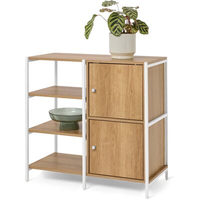 Tchibo - Kommode »Grade« mit offenen Fächern und 2 Türen - 80,3x40x76,8cm - silber - Holz / Stahl silber Nonfood https://www.tchibo.at/products/125365539295/kommode-grade-mit-offenen-faechern-und-2-tueren?article_id=158226262000 Tchibo - Kommode »Grade« mit offenen Fächern und 2 Türen - 80,3x40x76,8cm - silber - Holz / Stahl silber Nonfood https://www.tchibo.at/products/125365539295/kommode-grade-mit-offenen-faechern-und-2-tueren?article_id=158226262000