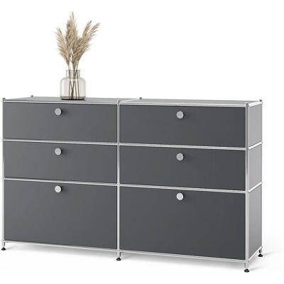 Tchibo - Kommode Metall »Cn3« mit 6 Schubladen - 152x40x84,5cm - chrom - Stahl / Aluminium / Kunststoff chrom Nonfood https://www.tchibo.at/products/114251226004/kommode-metall-cn3-mit-6-schubladen?article_id=142505795658 Tchibo - Kommode Metall »Cn3« mit 6 Schubladen - 152x40x84,5cm - chrom - Stahl / Aluminium / Kunststoff chrom Nonfood https://www.tchibo.at/products/114251226004/kommode-metall-cn3-mit-6-schubladen?article_id=142505795658