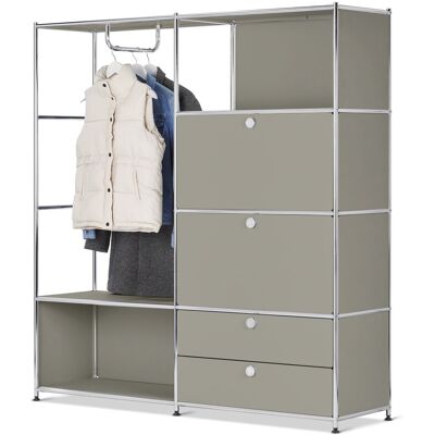 Tchibo - Garderobe Metall »Cn3« mit 2 Klappenfächern und 2 Schubladen - 152x40x158,5cm - hellgrau - hellgrau Nonfood https://www.tchibo.at/products/131139485908/garderobe-metall-cn3-mit-2-klappenfaechern-und-2-schubladen?article_id=166114199397 Tchibo - Garderobe Metall »Cn3« mit 2 Klappenfächern und 2 Schubladen - 152x40x158,5cm - hellgrau - hellgrau Nonfood https://www.tchibo.at/products/131139485908/garderobe-metall-cn3-mit-2-klappenfaechern-und-2-schubladen?article_id=166114199397