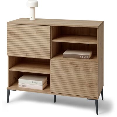 Tchibo - Sideboard »Reet« mit Lamellenoptik - 95,2x40,1x84,8cm - schwarz - Holz / Stahl schwarz Nonfood https://www.tchibo.at/products/113364849561/sideboard-reet-mit-lamellenoptik?article_id=192617518606 Tchibo - Sideboard »Reet« mit Lamellenoptik - 95,2x40,1x84,8cm - schwarz - Holz / Stahl schwarz Nonfood https://www.tchibo.at/products/113364849561/sideboard-reet-mit-lamellenoptik?article_id=192617518606