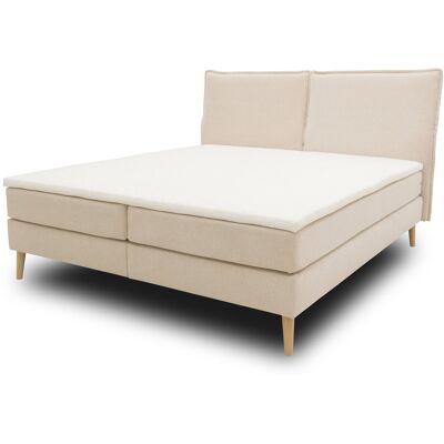 Oflor - DOMO collection - Beige - Boxspringbett Oflor - DOMO collection - Beige - Boxspringbett